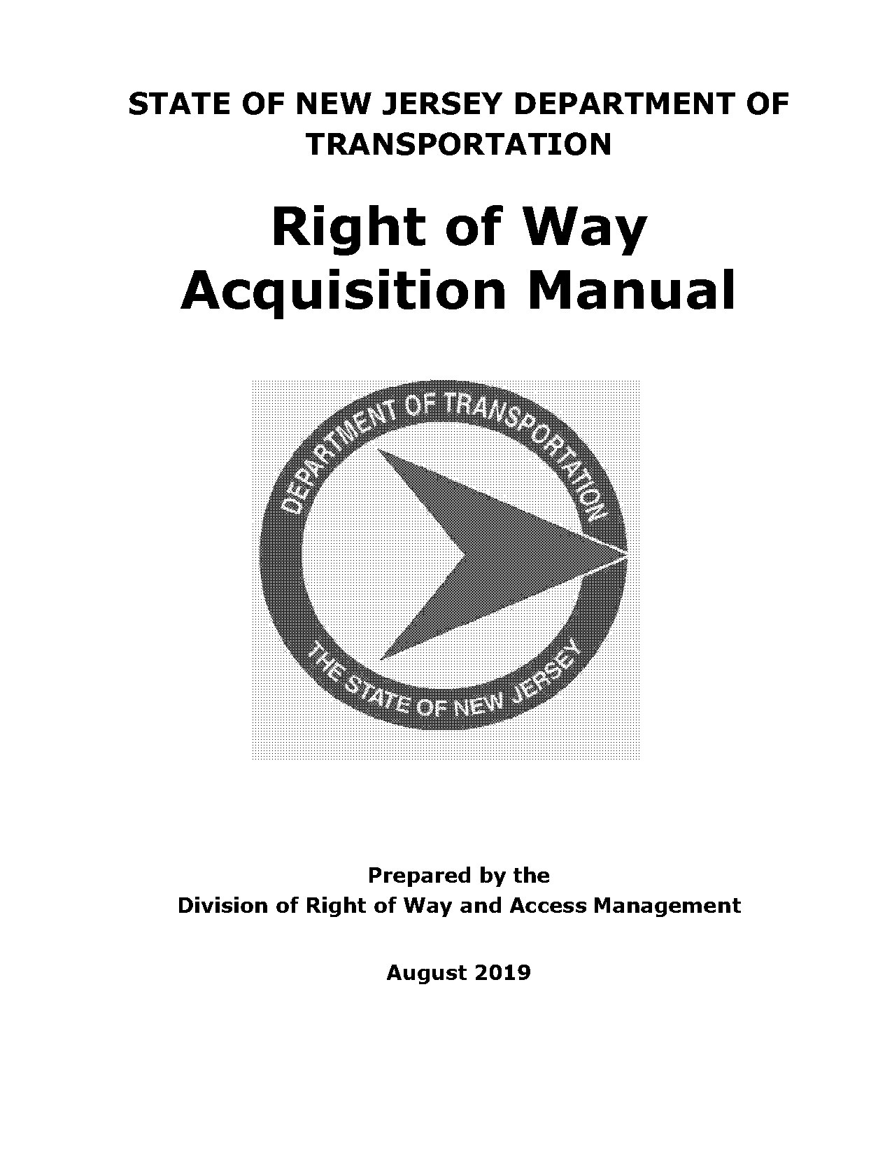 njdot right of way engineering manual