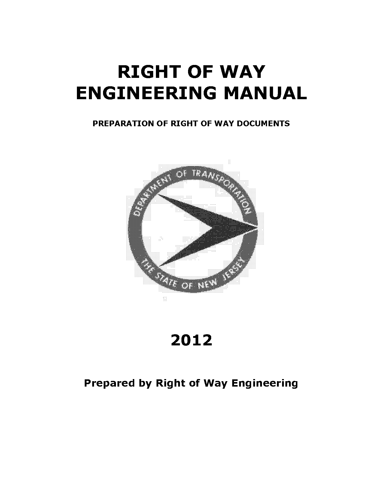 njdot right of way engineering manual