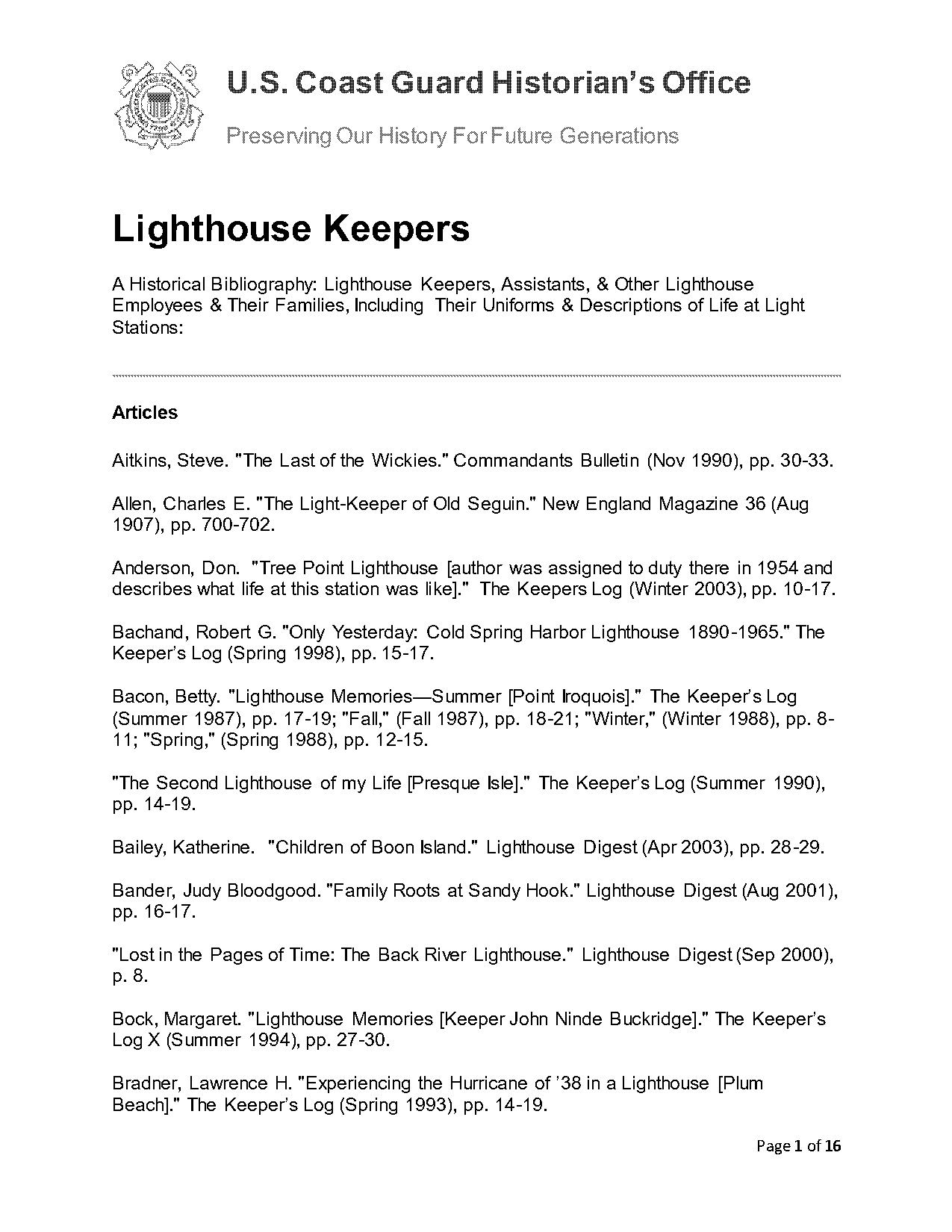 point arena lighthouse keepers articles of incorporation